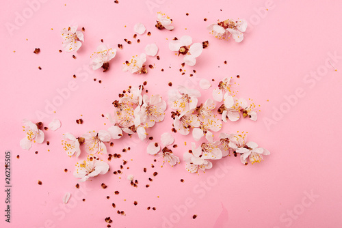 abstract background with flowers © stenkovlad