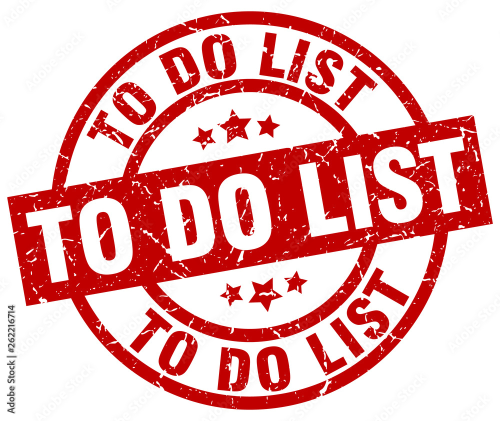 to do list round red grunge stamp to do list round red grunge stamp