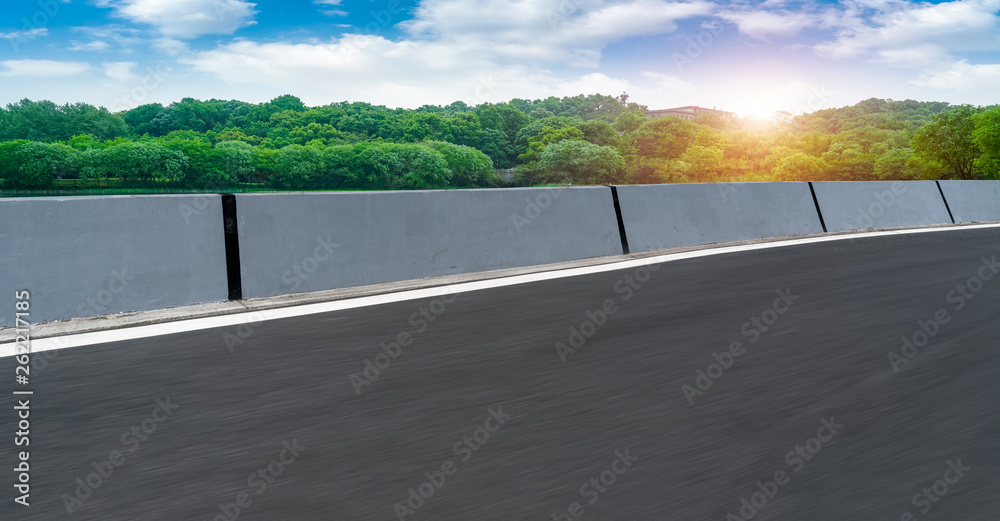 Fototapeta premium Road and Natural Landscape Landscape