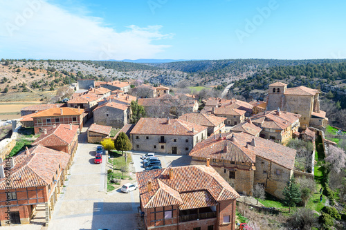 medieval village of calatañazor at soria province, Spain