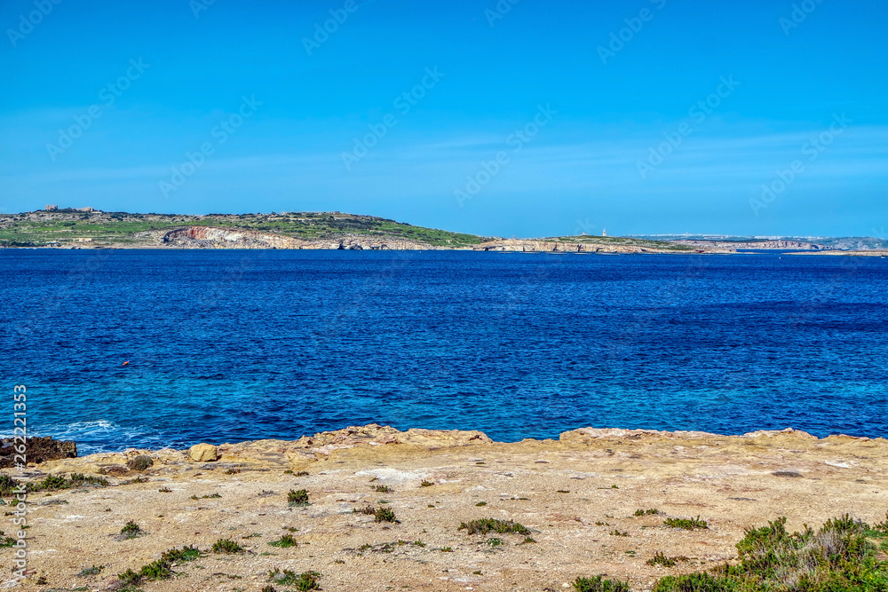 Seaside of Bugibba, Malta