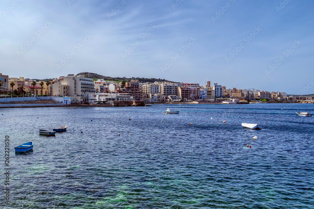The Harbor in Bugibba, Malta