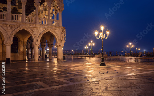 San Marco in Venice, Italy at the blue hour © Cara-Foto