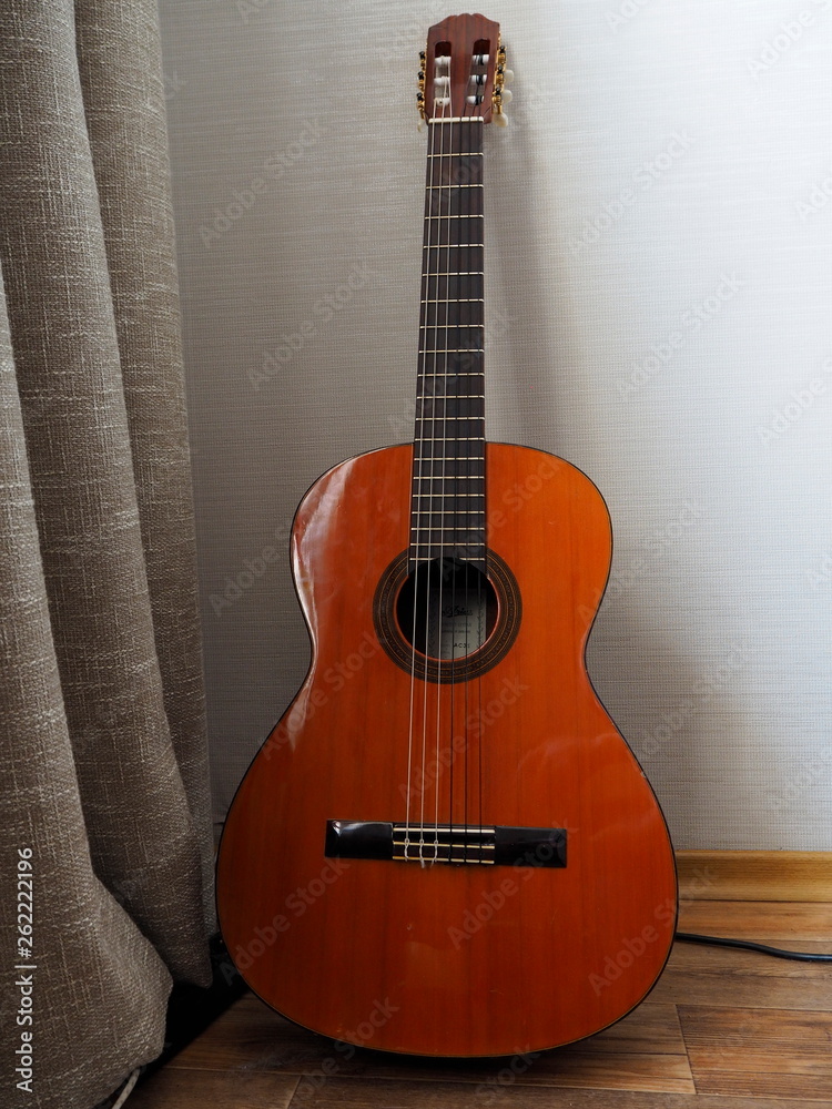 Obraz premium guitar, soundboard, guitar neck, strings