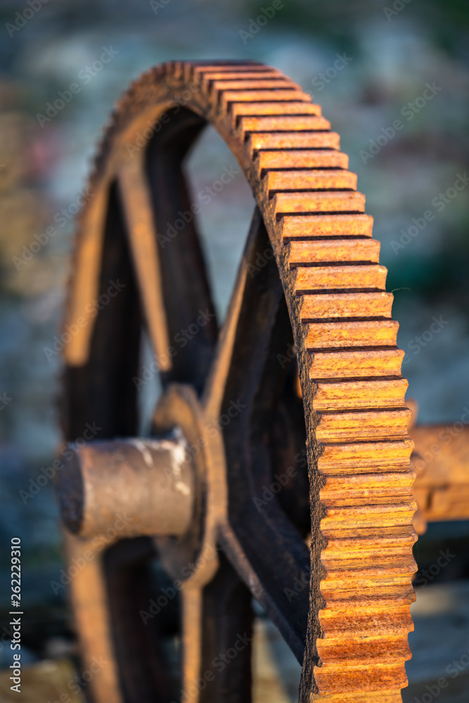 Rusty Machine Cog, Dungeness Beach, Kent Rusty Machine Cog, Dungeness Beach, Kent