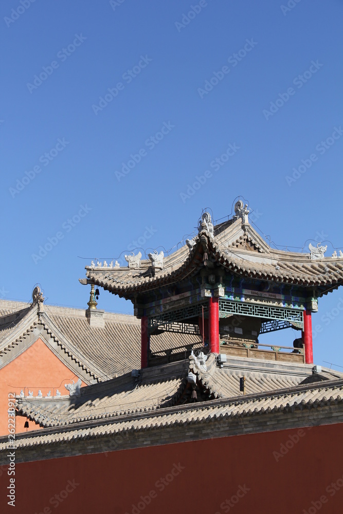 Naklejka premium Mongolian temple