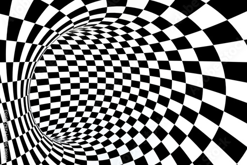 black and white stripe  Repeating lines  3d rendering