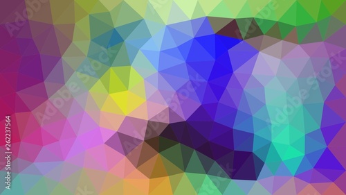 LowPoly Hintergrund, Dreiecke, Polygone, farbenfroh, abstrakte Oberfläche, moderner Hintergrund, Vektorgrafik-Illustration für Ihr Projekt