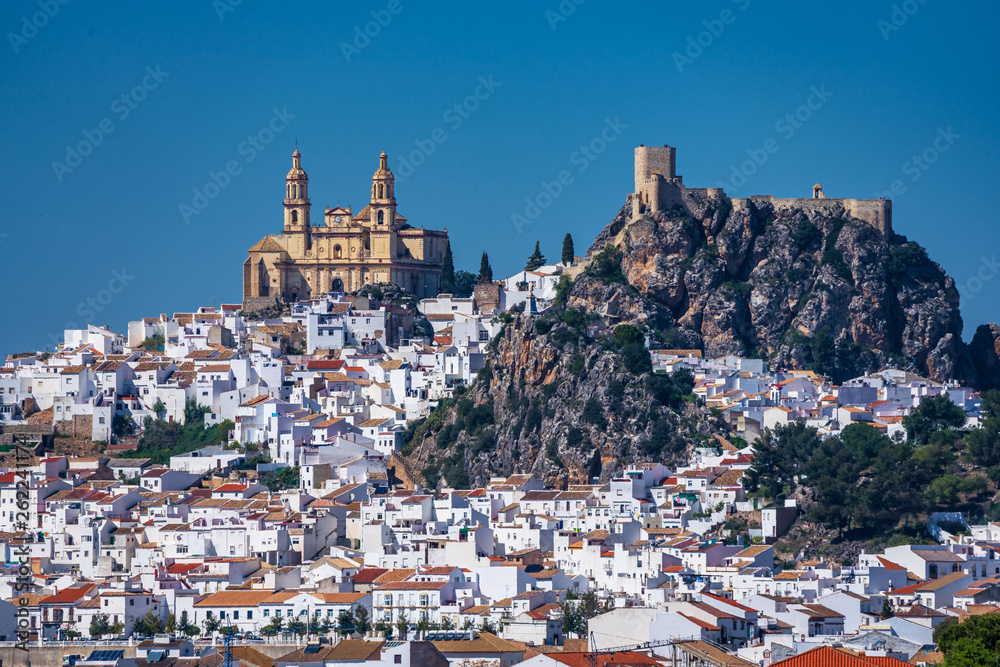 Olvera white village in Cadiz province, Andalusia, Spain