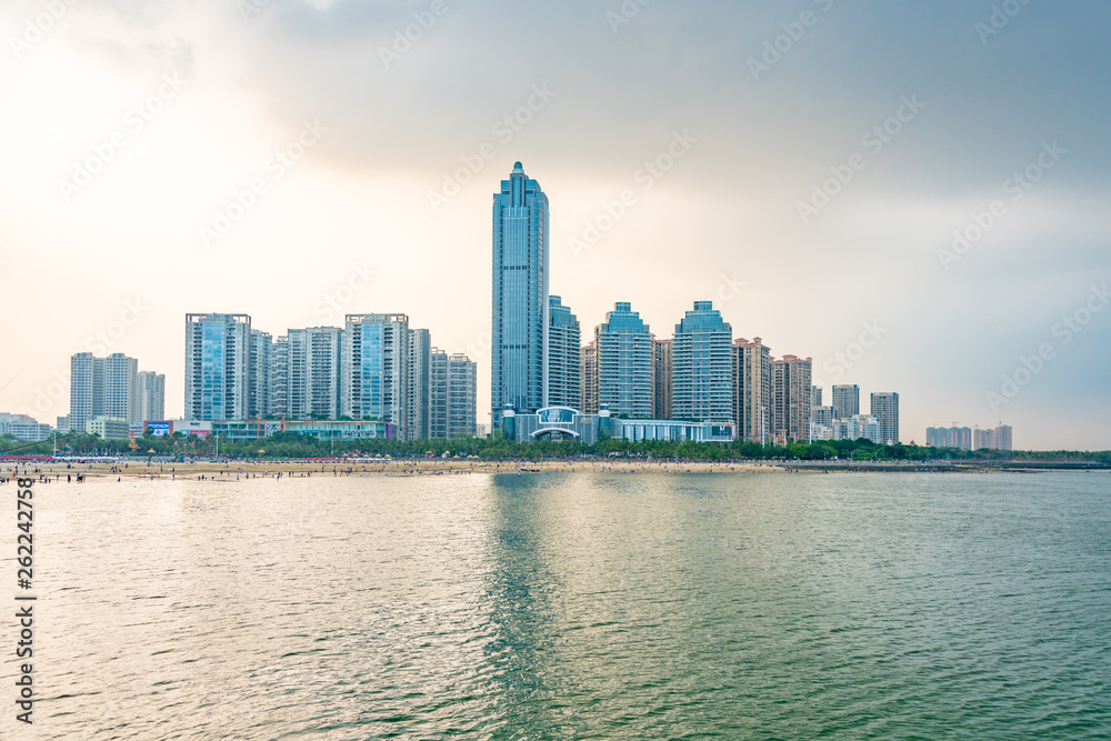 City views of Golden Sands Bay, Zhanjiang City