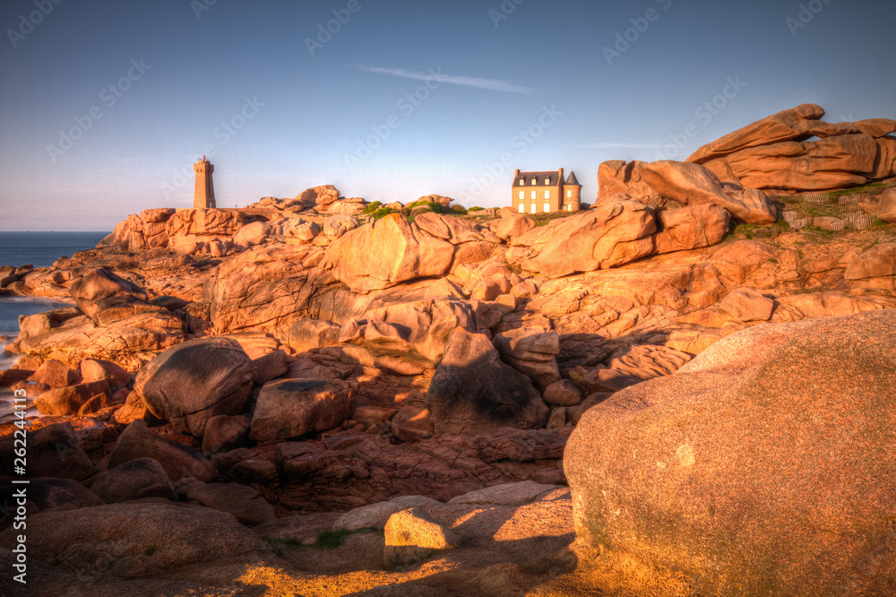 Cote de Granit Rose, Bretagne, Frankreich Stock Photo | Adobe Stock