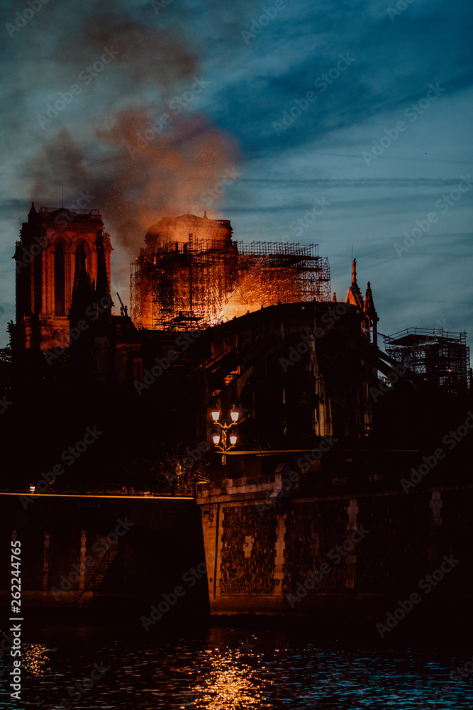 La Cathédrale Notre Dame de Paris ravagée par les flammes