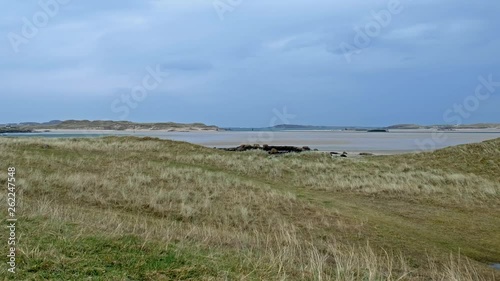 Carrickfinn sandy beach, Donegal, Ireland photo