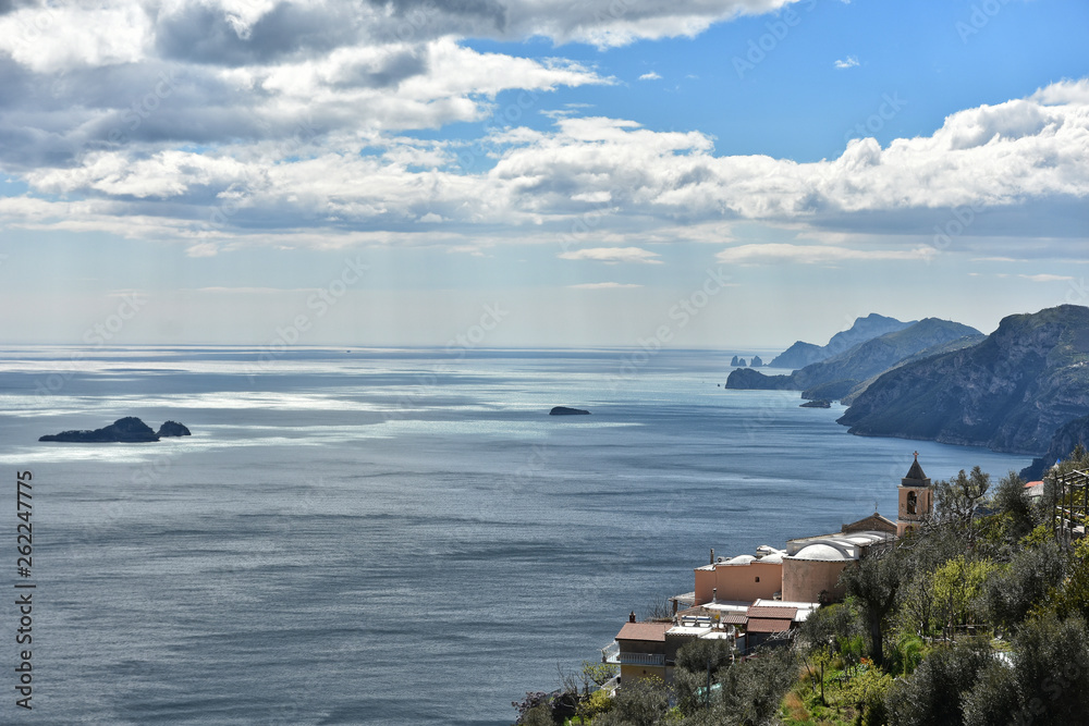 Typical landscape of the Amalfi coast