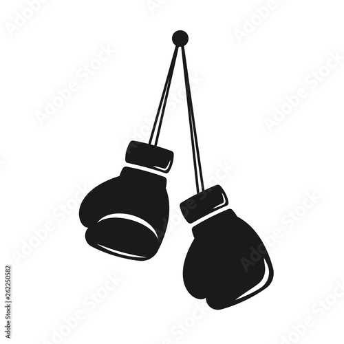Boxing gloves vector icon. Boxing symbol. Linear style sign for mobile concept and web design. Box gloves symbol logo illustration. Vector illustration