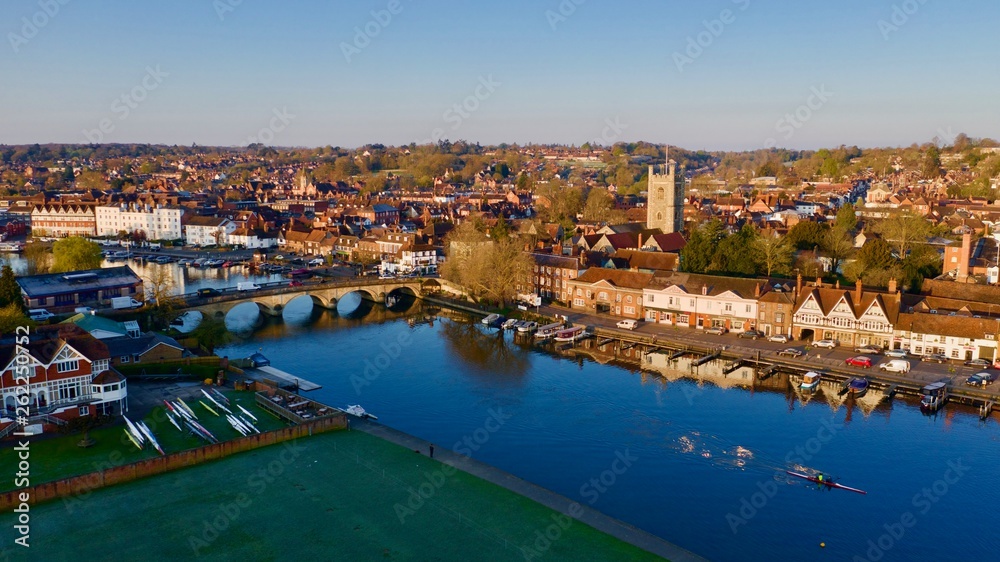 Henley Rowers at sunrise