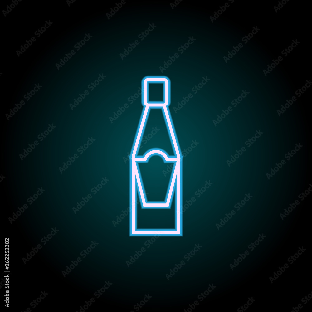 thermos neon icon. Elements of Camping set. Simple icon for websites, web design, mobile app, info graphics thermos neon icon. Elements of Camping set. Simple icon for websites, web design, mobile app, info graphics