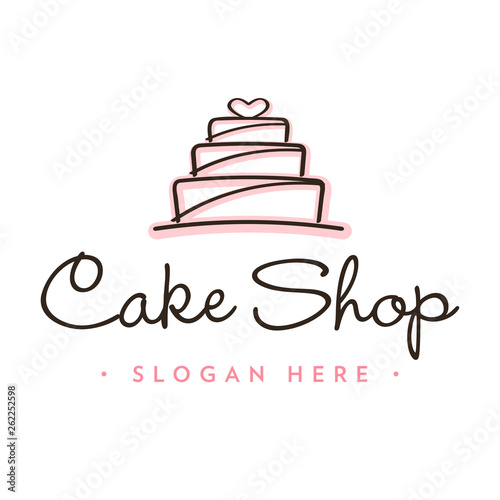 Cake Shop Logo Template