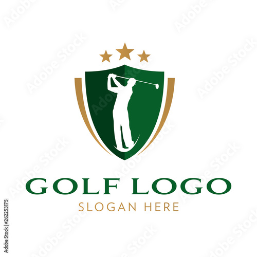 Golf logo vector template
