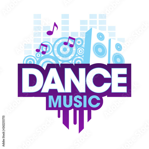 Electronic Dance Music Vector Illustration