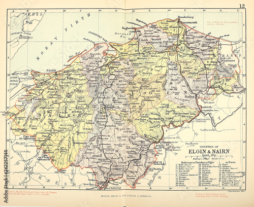 Old map. Scotland