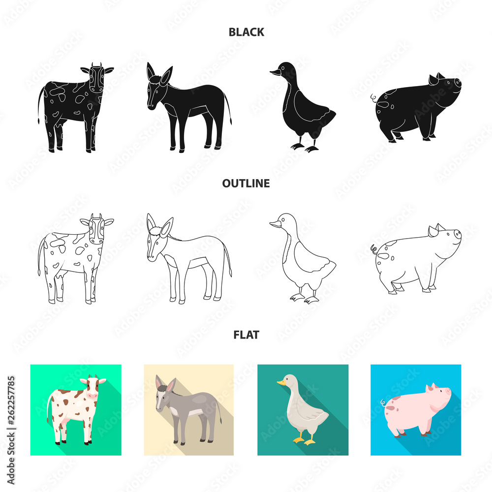 Vector design of breeding and kitchen symbol. Collection of breeding and organic stock vector illustration. Vector design of breeding and kitchen symbol. Collection of breeding and organic stock vector illustration.