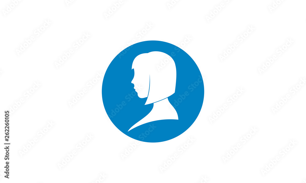 Woman silhouette icon Woman silhouette icon