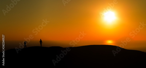 Tramonto dal cratere di Vulcano