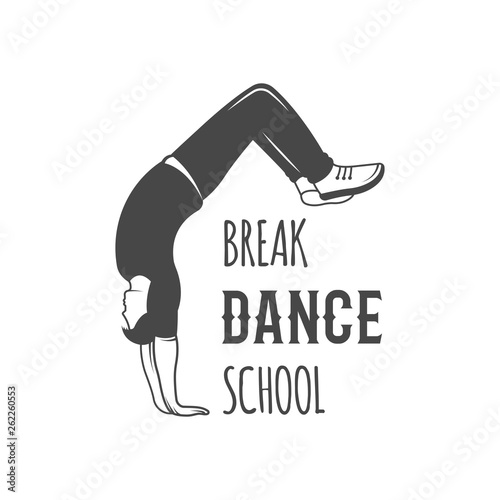 Break Dance School Logotype.