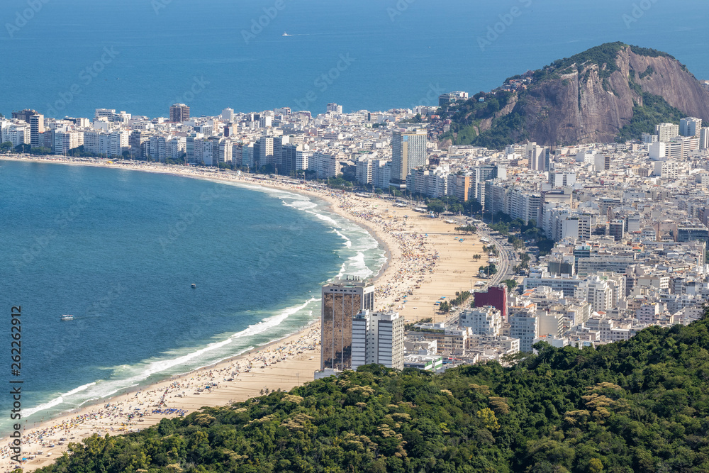 Aerial view of Copacabana, Rio de Janeiro