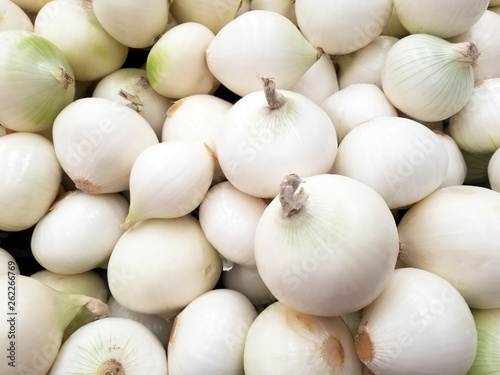 white onions on a market