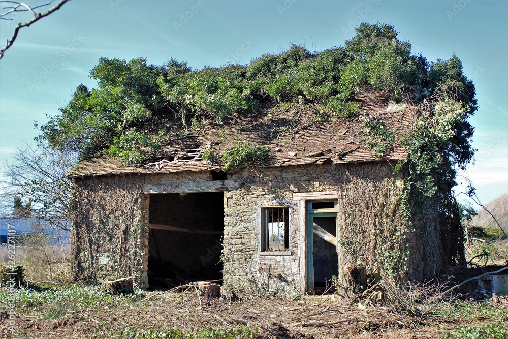 Maison en ruine. Maison en ruine.
