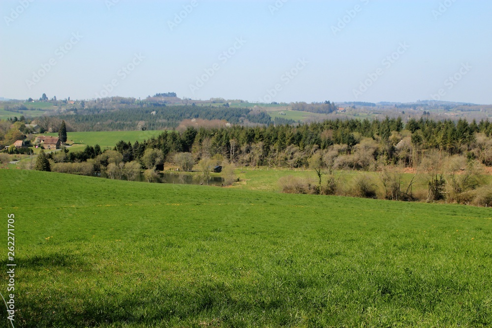 paysage de Corrèze.