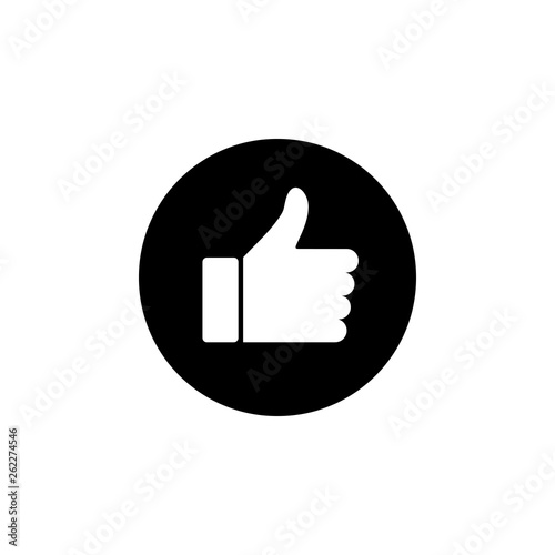 like icon vector. Thumbs up icon. social media icon. Like and dislike icon. Thumbs up and thumbs down