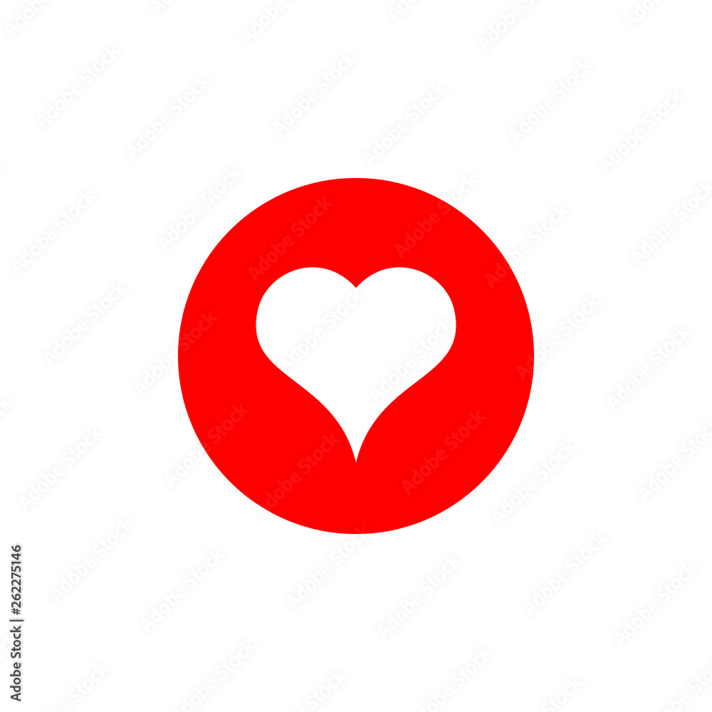 Heart icon vector. Heart vector icon. Like icon vector