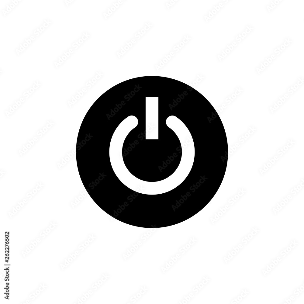 Power icon vector. Power Switch Icon