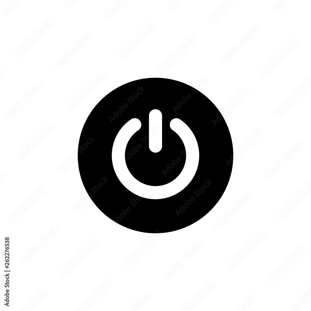 Power icon vector. Power Switch Icon Power icon vector. Power Switch Icon