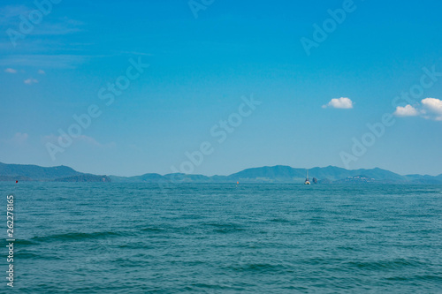 Beautiful Sea and Rocks Landscape in Thailand