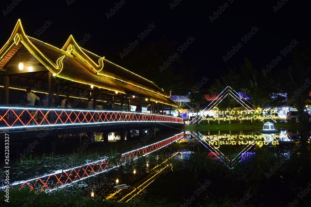 Fototapeta premium Siem Reap Art Center Night Market