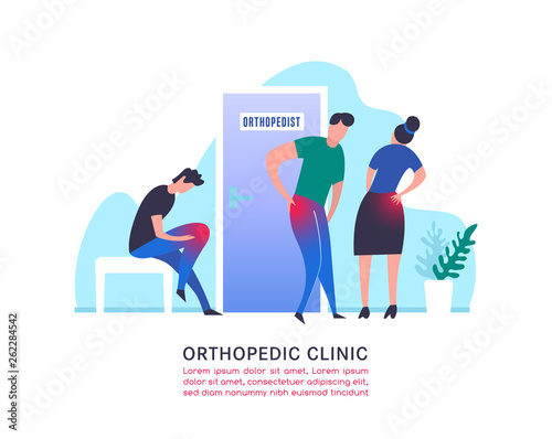 Orthopedic clinic illustration