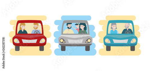 family day in car