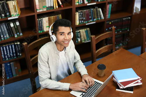 African American student wi...