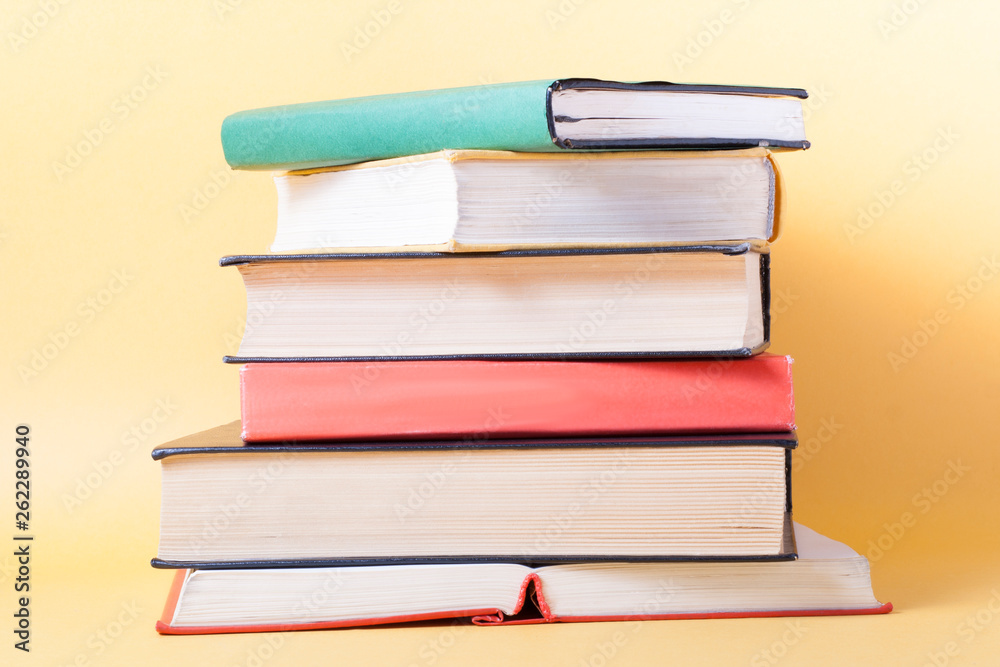 Stack of colorful books. Education concept. Back to school. Stack of colorful books. Education concept. Back to school.