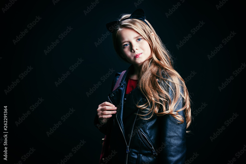 stylish young schoolgirl stylish young schoolgirl