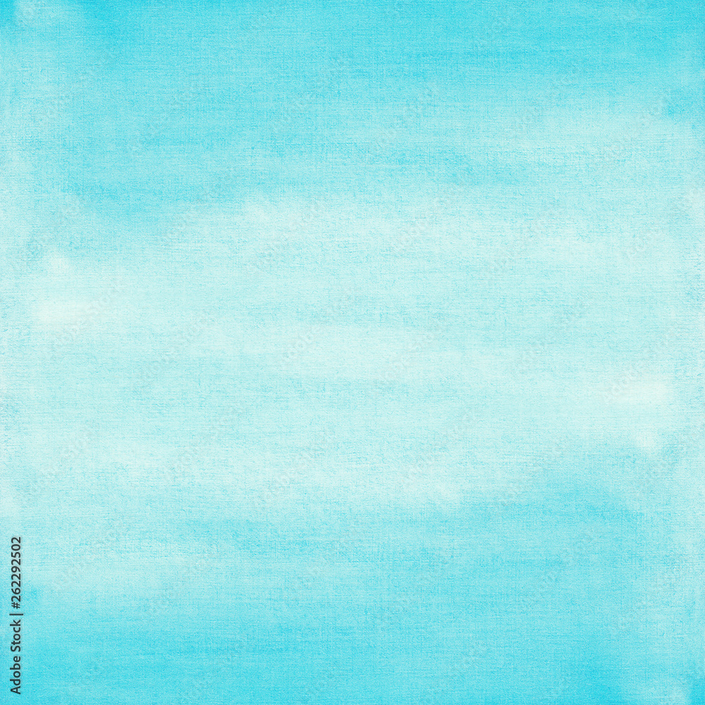 Blue gradient ombre watercolor background Paint texture