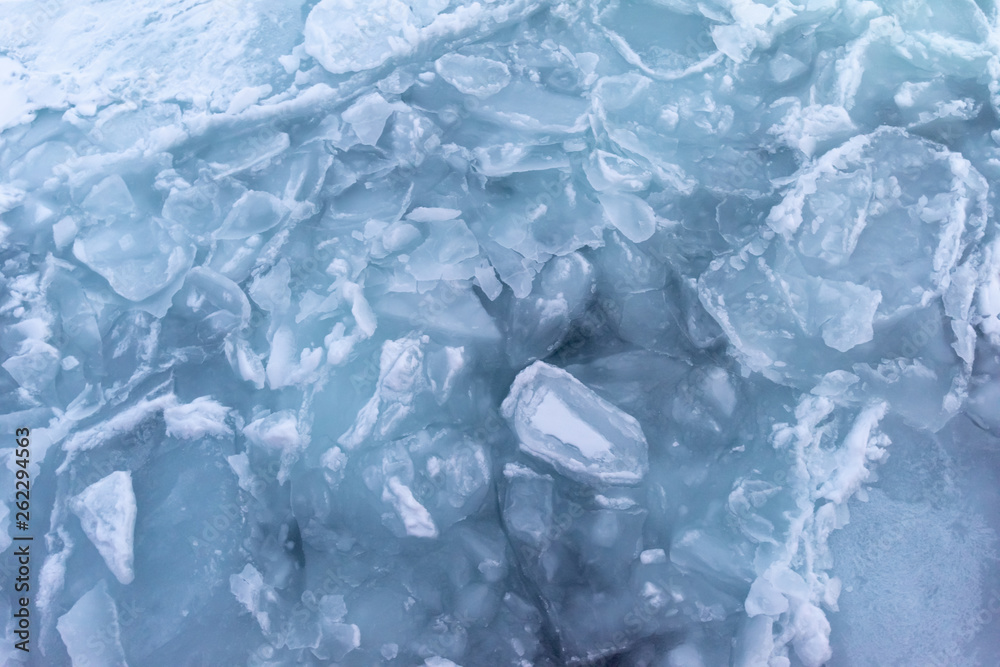Obraz premium Drift Ice in Abashiri