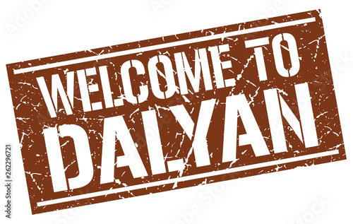 welcome to Dalyan stamp