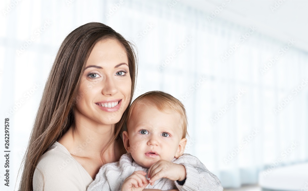 Happy Mother and daughter hugging Happy Mother and daughter hugging