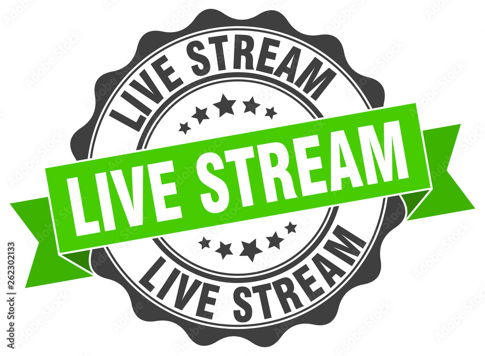 live stream stamp. sign. seal live stream stamp. sign. seal