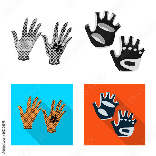 Vector design of silhouette and safety symbol. Collection of silhouette and comfort stock vector illustration. © pandavector